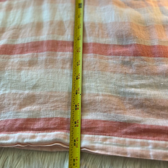 Linen C&C California eco friendly coastal core boxy striped short sleeve shirt - Picture 9 of 9